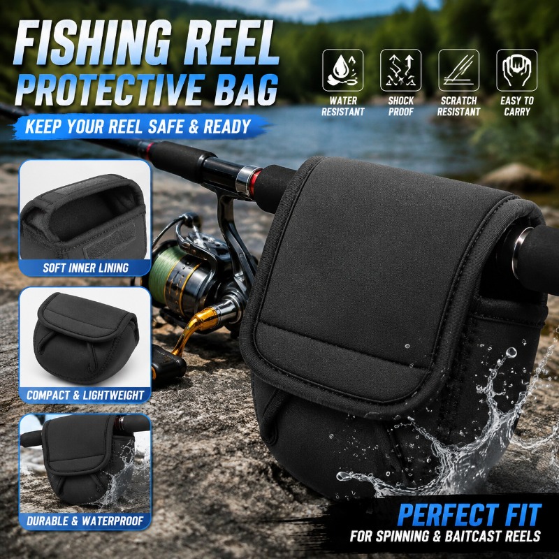 Spinning Reel - Capa Protetora para Carretilha de Pesca,