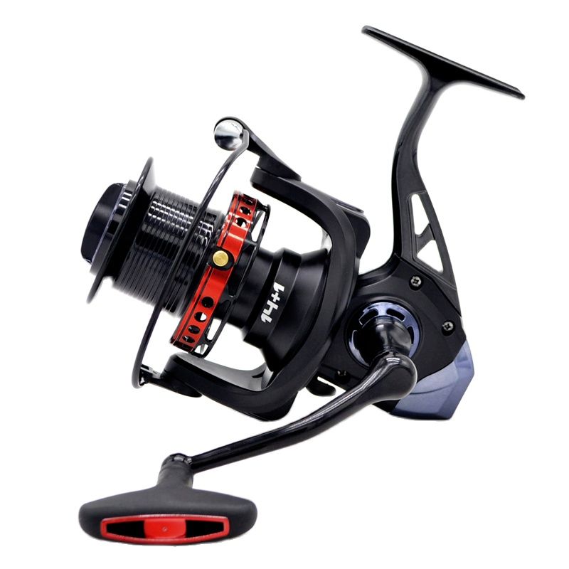 Surf Reel - CAMEKOON carretel de pesca giratório longo,